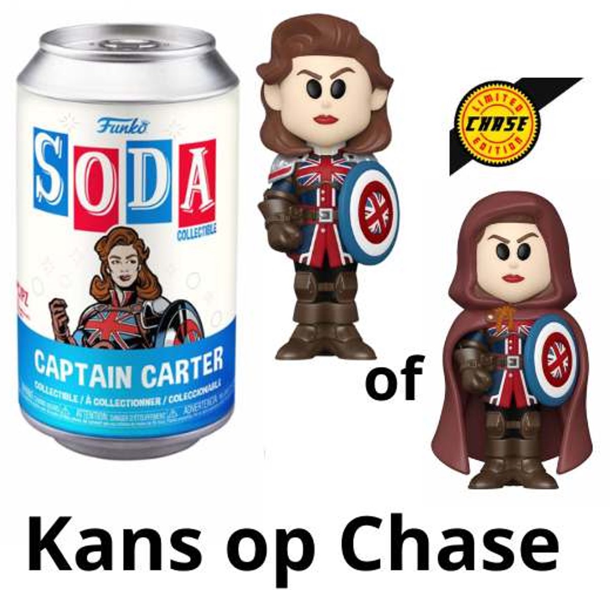   SODA Pop! Marvel: Captain Carter (Met kans op chase) [SEALED]